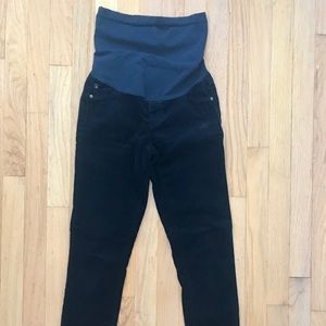AG Maternity navy skinny pants